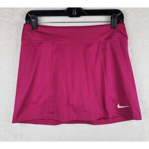 Nike Check Logo Skort Sz Small Hot Pink Shorts Activewear Golf Tennis Pickleball